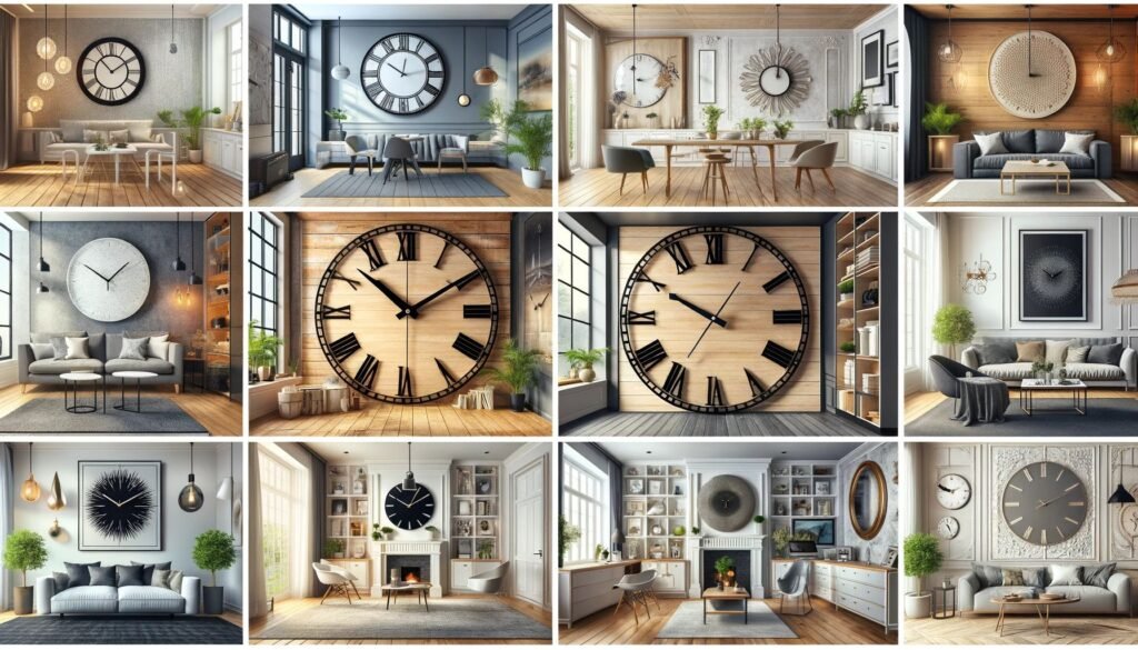 Creative Ideas for Hanging a Large Wall Clock