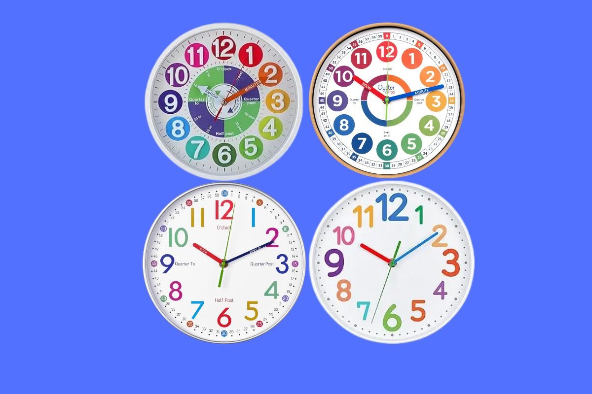 best wall clocks for children's bedrooms