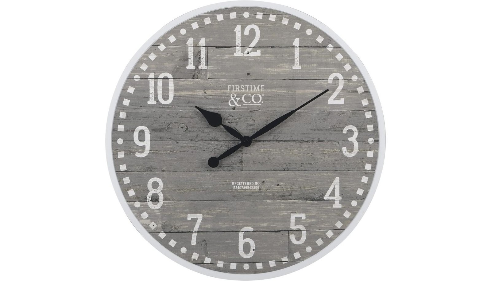 FirsTime & Co. Gray Arlo Living Room Wall Clock Review