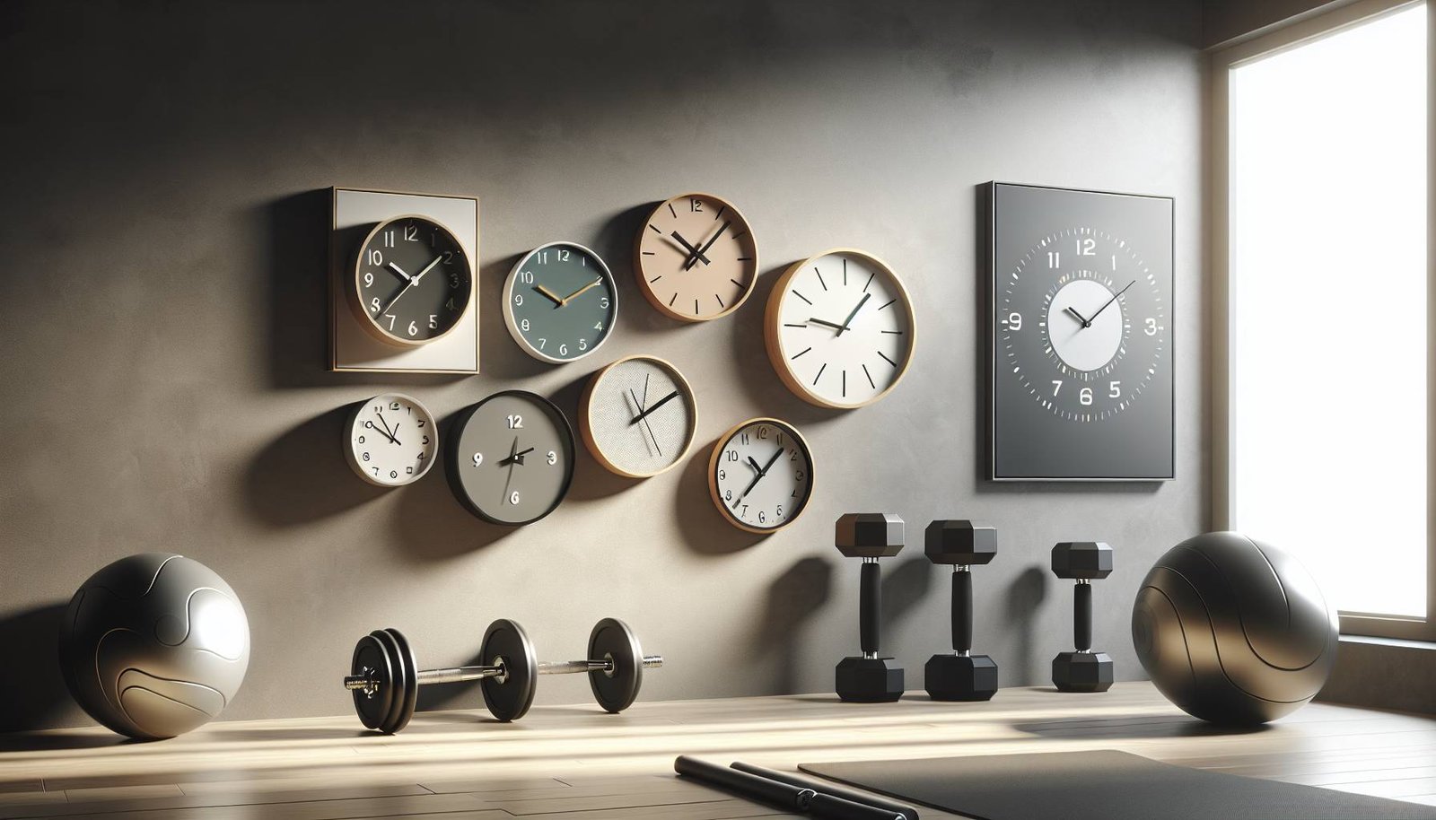 Top Wall Clock Options for Home Gym
