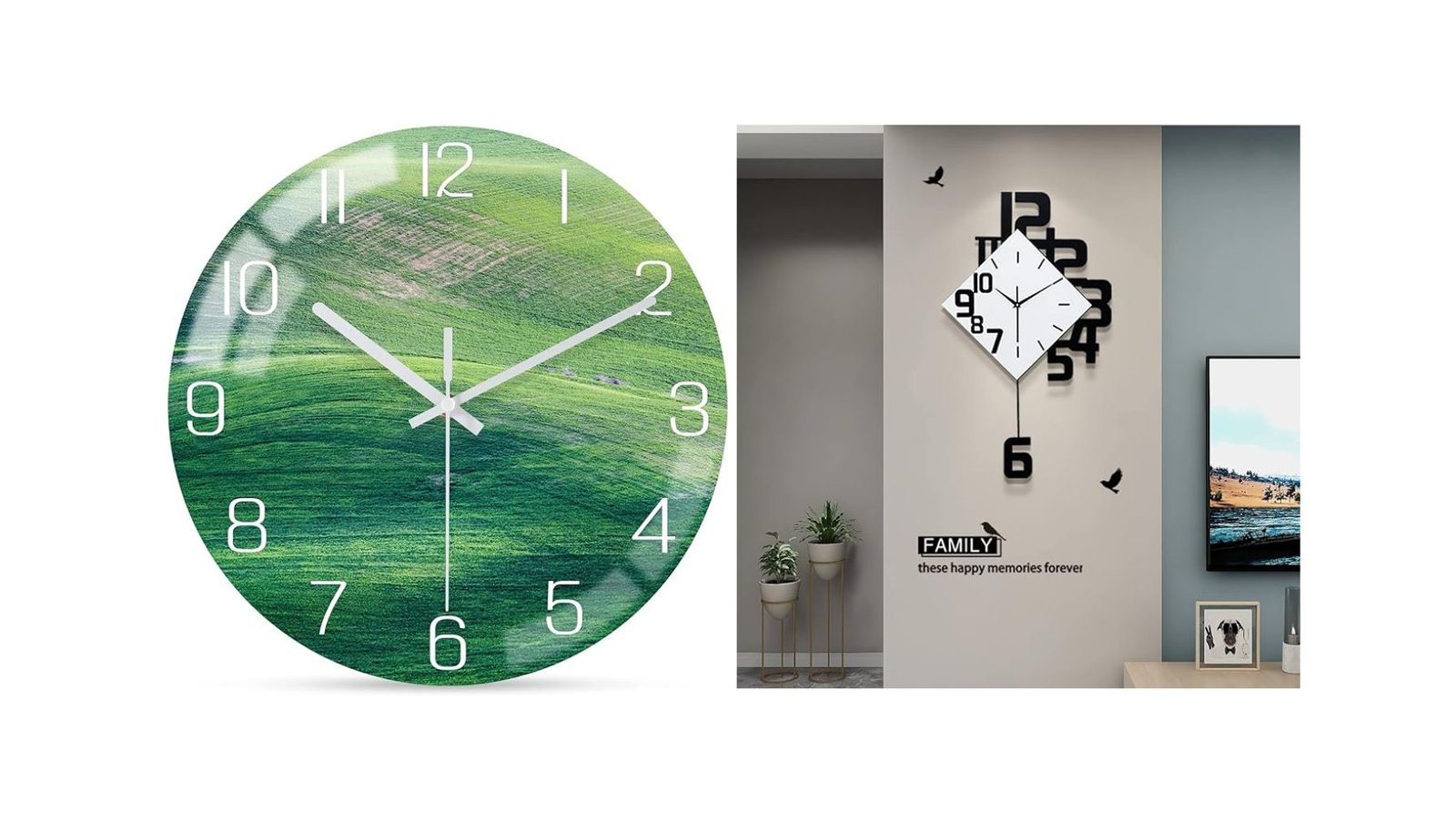 unusual large wall clocks for bedroom